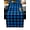 Blue, variant on Black Orange Plaid Table Runner 36 Inches Small - Farmhouse Buffalo Check Gingham Kitchen Dining Burlap Linen Tablerunner for Small/Round/Square/Wedding/Coffee/Dining Table Party Home Décor 13 x 36