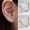 Silver, variant on Women Fashion Rhinestone Big Dipper Ear Studs Clips Hook Earrings Jewelry Gift