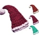 thumbnail image 4 of Gorro de punto de bola larga para mujer, gorro puntiagudo de invierno de Navidad de ganchillo informal para niña Noticed JR0767-06, 4 of 7