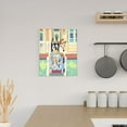 thumbnail image 6 of Lsque Bluey Pattern Decorative Picture – Unique Modern Wall Art, Ready-to-Hang Canvas Print for Home (Vertical), 6 of 6