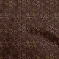 thumbnail image 1 of oneOone Cotton Poplin Brown Fabric Geometric Sewing Material Print Fabric By The Yard 56 Inch Wide, 1 of 5