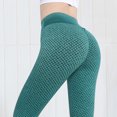 thumbnail image 5 of Pantalones Pantalón de yoga de cintura alta para mujer, pantalón opaco para correr y entrenamiento con forma de cadera Ygjytge Verde T XL para Mujer, 5 of 5