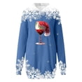 thumbnail image 3 of WILLBEST Vestidos Casuales Sudadera Larga Con Estampado Navideño Para Mujer Top Festivo Informal Y Cómodo 2025 Elegante Y Acogedor Para La Temporada De Invierno, 3 of 3