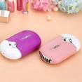 thumbnail image 4 of Eyelajeras Injertar Mini fan a mano Pestañas Solting Cooler Con Cuerda Colgante Esmalte de Nail Secador Secador Home Salon USB Fans Rose Rojo, 4 of 7