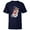 Navy, variant on Minnie Mouse 2024 Lunar New Year of the Dragon - Short Sleeve T-Shirt for Kids - Customized-Yellow