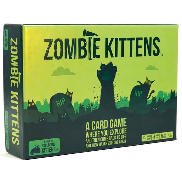 Zombie kitten explosion kitten family gathering board game fun adult and children‘s toy card game suitable as a gift