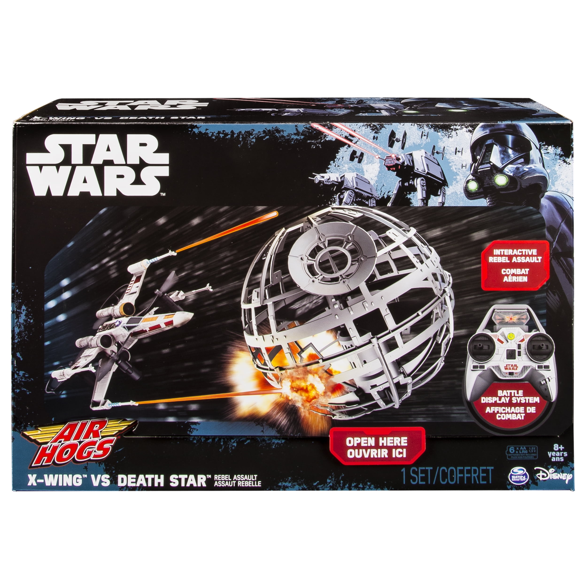 Air Hogs Star Wars X wing vs. Death Star Rebel Assault RC Drones Walmart