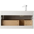 thumbnail image 5 of Blossom Voyage 36" Floating Vanity | Glossy White | LED Wall Mount Cabinet with Acrylic Sink & Drawer, 5 of 9