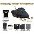 thumbnail image 5 of SBU Trailerable Snowmobile Snow Machine Sled Cover Compatible for Ski Doo Bombardier Summit Standard 800 for Model Years 2001-2001. 600 Denier Gear, 5 of 9