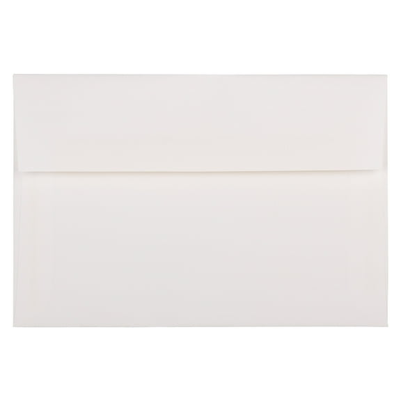 JAM Paper A8 Strathmore Invitation Envelopes, 5 1/2 x 8 1/8, Bright White Wove, 25/Pack