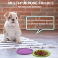 thumbnail image 4 of 4 Pcs Dog Frisbees, Dog Frisbee Toy, 17.8 cm Disc Throwing Dog Toy Durable Rubber, for Land and Water Training, Dog Training, Throwing, Catching and Playing, 4 of 5