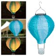 thumbnail image 1 of Ndcxsfigh Linterna Solar Con Globo Aerostático Al para Fiestas Al Aire Libre (azul Lago Azul Claro), 1 of 9
