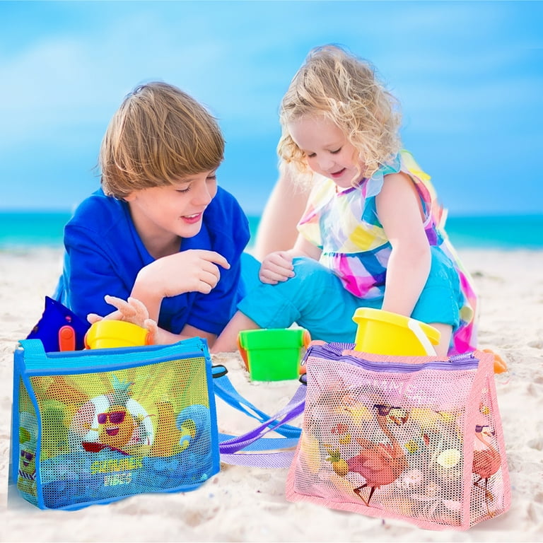 JoyX s 2 Pack Beach Bag Set for Boys Girls The Ultimate Way to Get Your Kids Beach Ready for Beach Toys Summer Essentials Outdoor Camping
