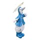 thumbnail image 5 of Chubasquero creativo, estatua de , figurita de jardín, escultura en miniatura, artesanía de resina para paisaje, patio trasero, hogar, decoración Azul DYNWAVEMX Estatua de pato, 5 of 8