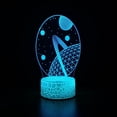 thumbnail image 2 of Luz nocturna LED 3D con planetas que cambian de color para niños con base, 2 of 2