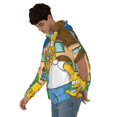 thumbnail image 3 of Simpsons Men's Hoodie With Color Drawstrings Sweatshirt Hooded Pullover Print Winter Coat Jacket 3x-Large, 3 of 9