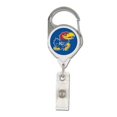 thumbnail image 1 of Kansas Jayhawks Badge Holder Premium Retractable, 1 of 1