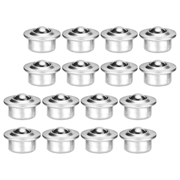WRITWAA 16Pcs Precision Machined Carbon Steel Ball Bearing Rollers Use