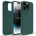 thumbnail image 1 of Shockproof Case for iPhone 14 Pro Case, Silicone Slim Protective Anti-Fingerprint Anti-Scratch Phone Case for iPhone 14 Pro, Green, 1 of 8