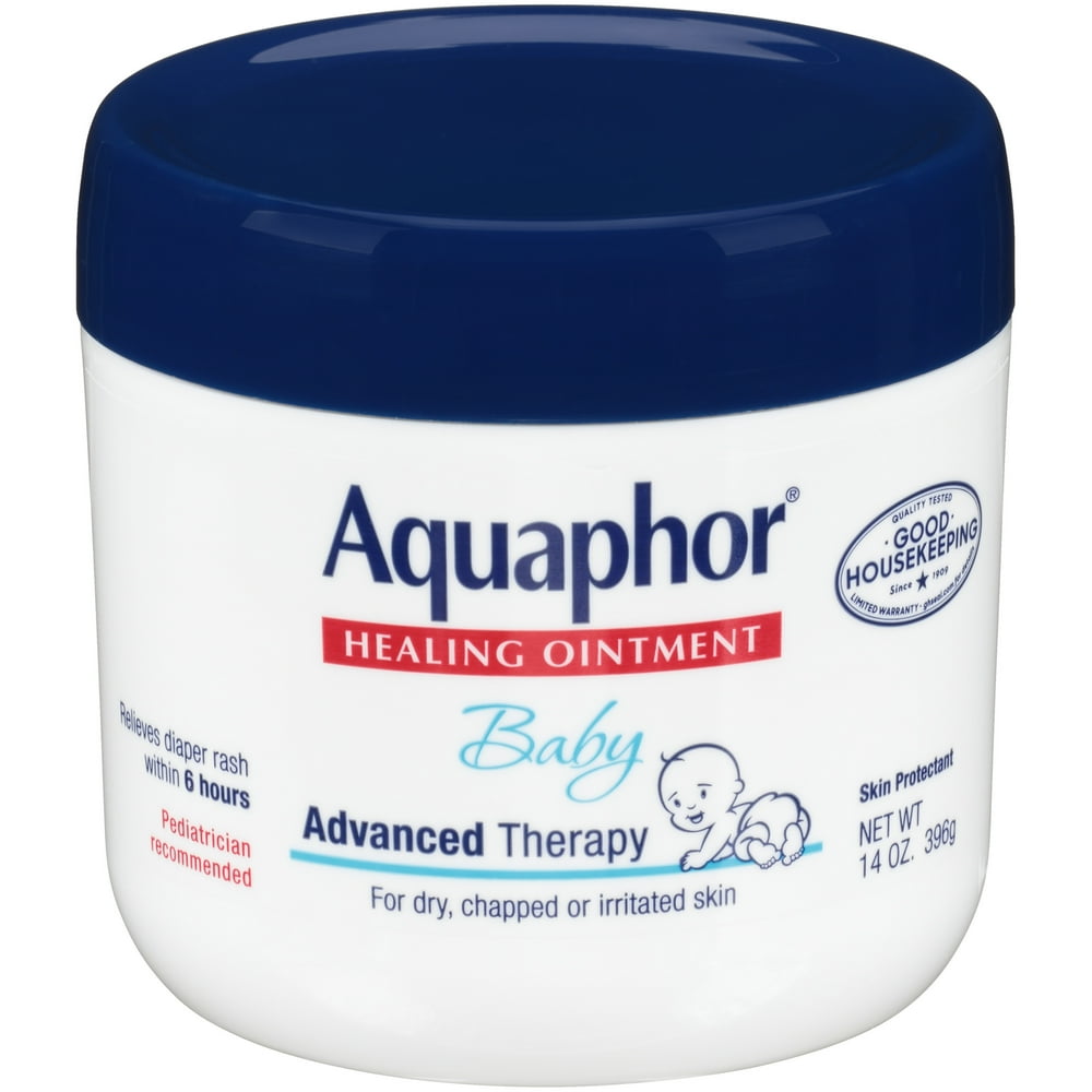 Aquaphor Baby Healing Ointment, Baby Skin Care and Diaper Rash, Large
