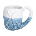 thumbnail image 1 of Taza Beachcombers Octopus de porcelana en relieve azul 150 m, 1 of 3