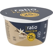 Ratio Yogurt Protein Cultured Dairy Snack, Vanilla, 25g Protein, 5.3 OZ