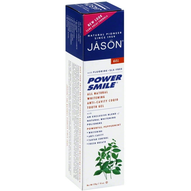 3 Pack Jason Oral PowerSmile Whitening CoQ10 Tooth Gel 6 oz Walmart