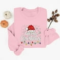 thumbnail image 2 of lulshou Women's Christmas Print Crewneck Sweatshirt Festive Holiday Long Sleeve Pullover Sweater Style Gift for Family, M, 2 of 6