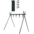 thumbnail image 2 of Almencla Camping Storage Shelf Black Folding Storage Shelf for Camping Kitchen, 2 of 8
