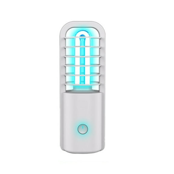 Inteprter Esterilizador de luz de 3W, desinfectante portátil USB recargable, lámpara UVC, esterilizador de ozono para el hogar, carga USB LED UVC Iluminación y accesorios blanco Inteprter HA4904-01B