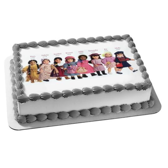 American Girl Doll  Edible Cake Topper Decoration 