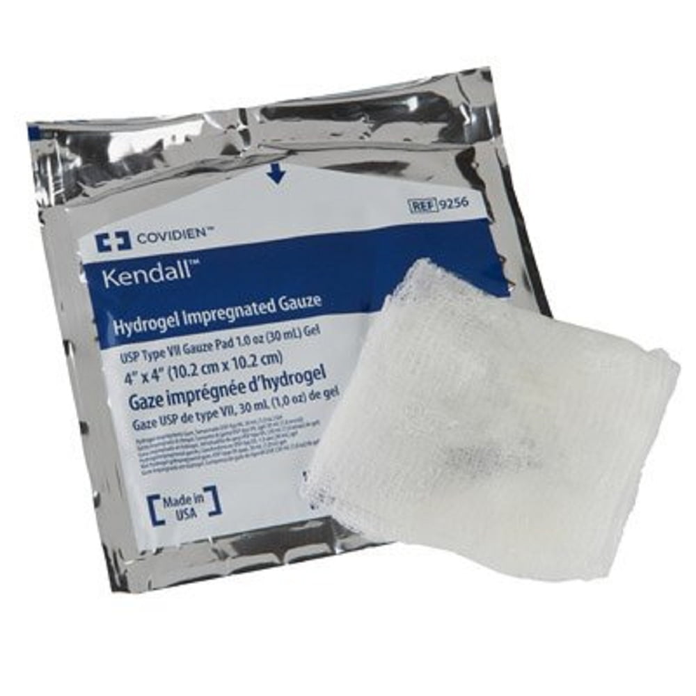 Kendall Hydrogel Dressing Kendall 4 X 8 Inch Gauze Rectangle 1