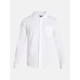 thumbnail image 5 of George Men's Poplin Shirt with Long Sleeves, Sizes S-3XL, LT-4XLT, 2XB-6XB, 5 of 5