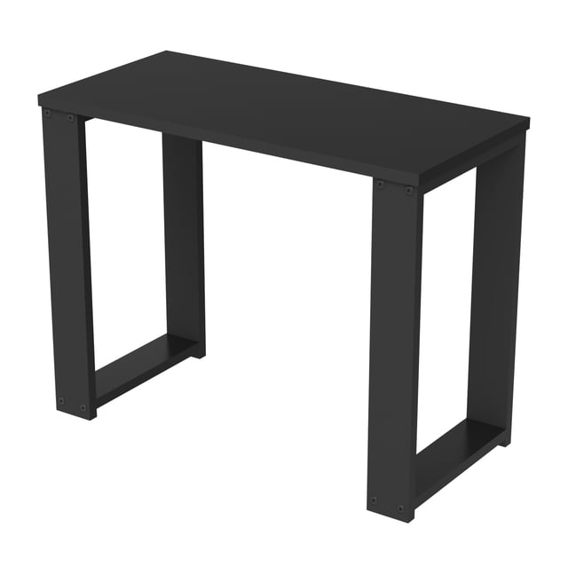 Escritorio Esencial V2 Moderno Minimalista Y Fácil Armado. Hpl 95x45 Cm Cubierta Color Negro Espesor 1 Pulgada