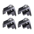 thumbnail image 2 of 4x Abrazaderas de montaje del sistema de rieles Zulema Accesorios universales de metal, 2 of 7