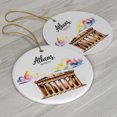 thumbnail image 3 of Athens Greece Parthenon Christmas Ornament, Collection of City Travel Souvenirs for Family and Friends, Christmas Tree Ornament City Travel, Trips of The Year, Christmas Ornament 2025, 3 of 5