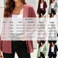 thumbnail image 3 of Bxsruta Womens Cardigan Sweaters Long Sleeve Button Down V Neck Casual Knit Outwear, 3 of 7