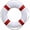 Red 20INCH, variant on 20 Inch / 50cm Pool Safety Life Preserver Throw Ring Buoy- Swim Foam Rings for Swimming Pool Wall Decoration