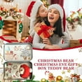 thumbnail image 3 of Christmas Bear in a Box, Little Pocket Bear with Blanket and Hat, Pocket Bear Hug Mini Worry Bear Plush, Worry Tiny Bear in a Box, Cute Support Christmas Gift for Friends, Travel Buddy, White, 3 of 10