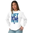 thumbnail image 4 of Faith Blessed Holy Spirit Jesus Long Sleeve TShirt Men Women Brisco Brands X, 4 of 6