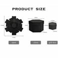 thumbnail image 3 of RECUTMS Black Explosion Box DIY Handmade Photo Album,Gift Box with 6 Faces for Wedding, 3 of 7
