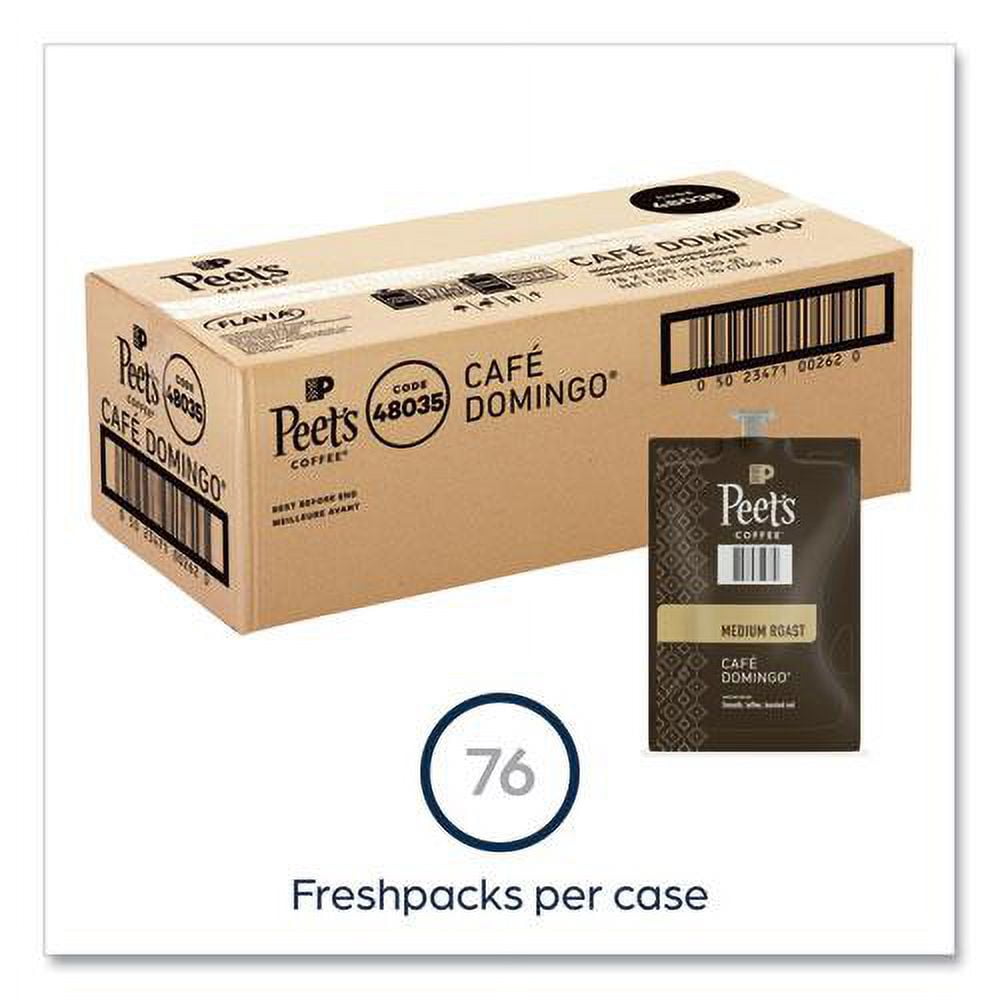 FLAVIA 48035 Peet's Coffee Freshpack - Cafe Domingo (76/Carton)