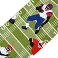 thumbnail image 4 of Cool Socks Football Fun Print Novelty Crew Socks for Men, 4 of 6