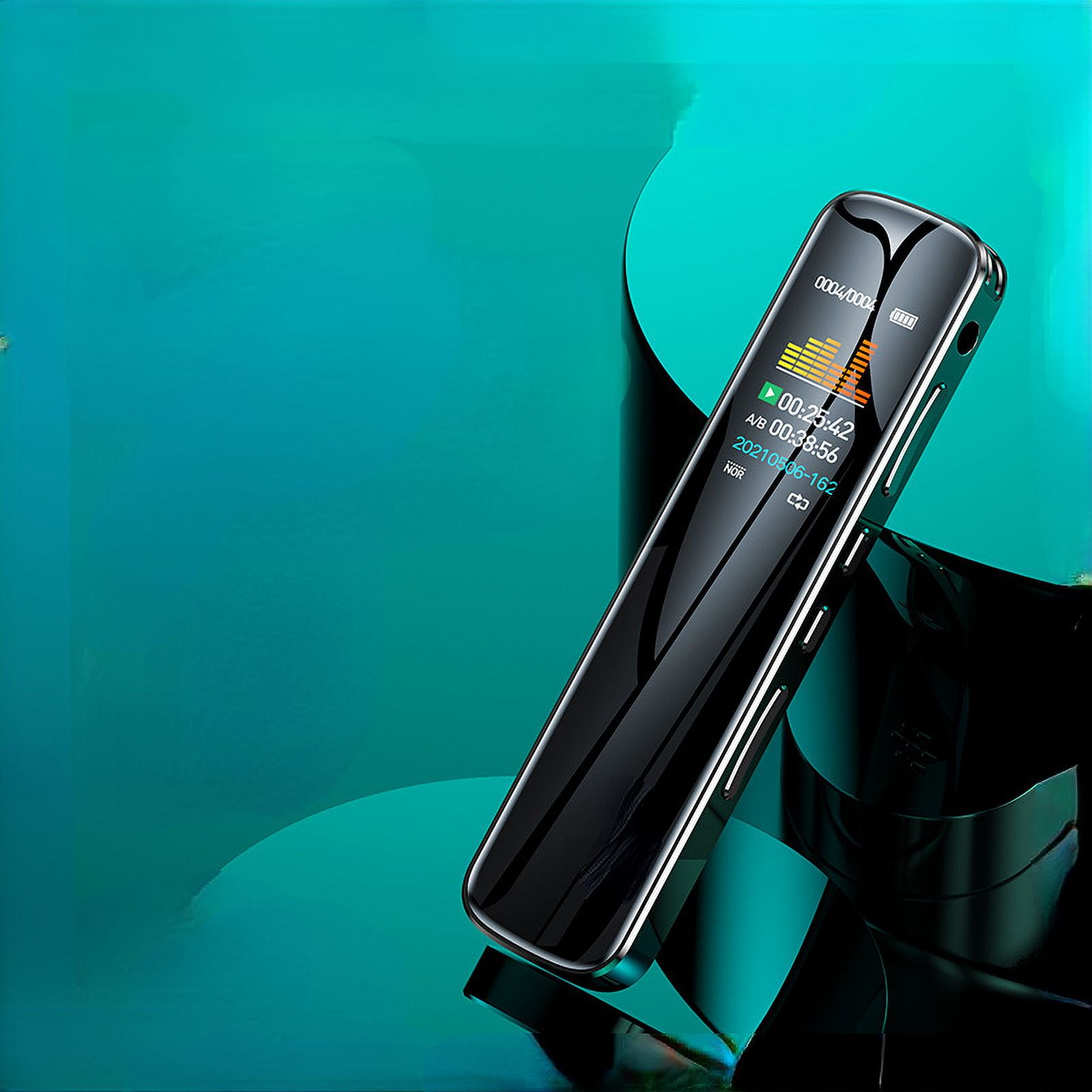 Digital Voice Recorder with Password Protection, Portable MP3 Player