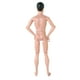 thumbnail image 3 of Muñeco articulado movible masculino, 14 Muñeco articulado movible de plástico con cuerpo desnudo, diseño aerodinámico, 3 of 8
