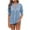 Sky Blue, variant on JIUKE Blouses for Women Dressy Casual Eyelet Short Sleeve Shirts V Neck Cute Loose Fitted Summer Top