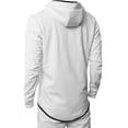 thumbnail image 3 of Ma Croix Men's Premium Athletic Active Zip Up Hoodie Jacket, 3 of 4