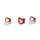 thumbnail image 1 of Paquete de 3 seguros para platillo PinchClip PinchClip Color rojo, 1 of 2