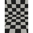 thumbnail image 1 of Ahgly Company Machine Washable Indoor Rectangle Transitional Midnight Gray Area Rugs, 4' x 6', 1 of 7
