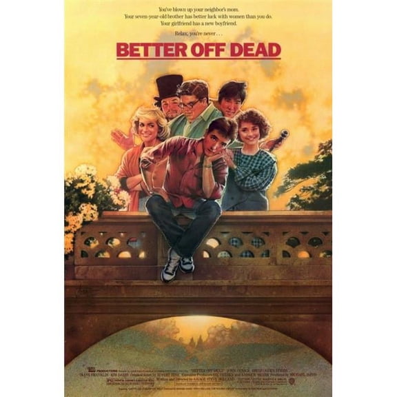 Pop Culture Graphics MOVCF0305 Better Off Dead Movie Poster Print, 27 x 40